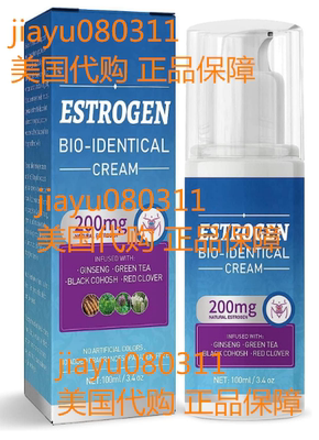 美国代购Estrogen Cream for Women, Natural Women's Health Sup