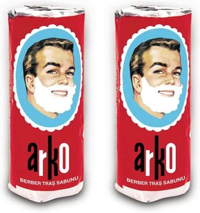 美国Arko Rasiercreme Seifen Stick Shaving Cream Soap 2个