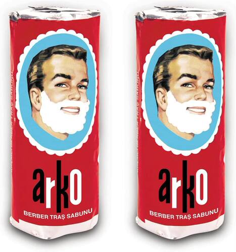 美国Arko Rasiercreme Seifen Stick  Shaving Cream Soap 2个