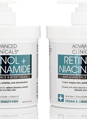 Advanced Clinicals Retinol Body & Face Lotion W/Niacinamide