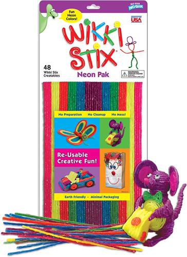 美国Wikki Stix Art and Craft Wikki Stix, Assorted Package