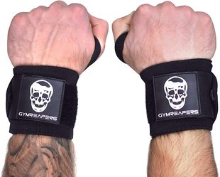 美国Gymreapers Wrist Wraps Weightlifting - Stiff Heavy Duty