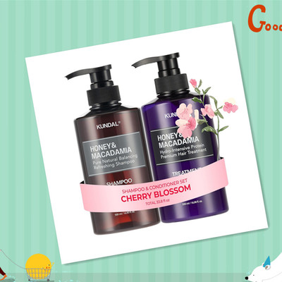 KUNDAL Korean Shampoo and Conditioner Set 香味可选