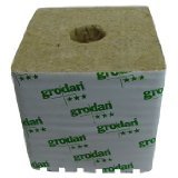 美国Grodan Rockwool- 4x4x2.5in. Cubes, 6 pack w/holes