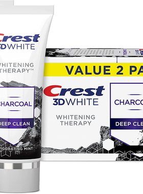 Crest 3D White Whitening Therapy Charcoal Deep Clean Fluorid