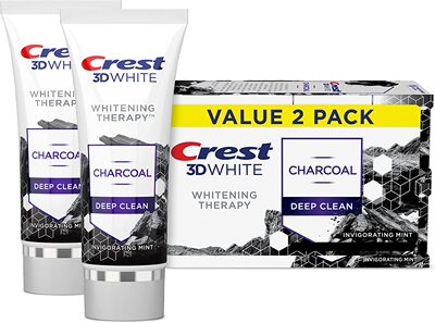 Crest 3D White Whitening Therapy Charcoal Deep Clean Fluorid