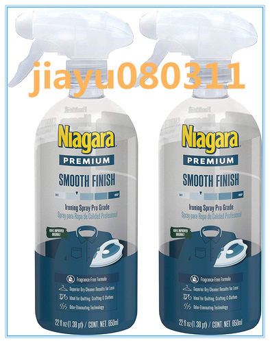 NIAGARA Spray Starch (22 Oz, 2 Pack) Trigger Pump Liquid Sta