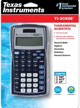 Texas Instruments TI-30X IIS 2-Line Scientific Calculator,