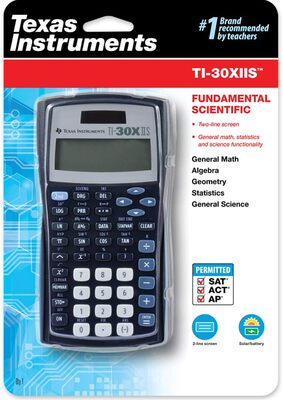 Texas Instruments TI-30X IIS 2-Line Scientific Calculator,