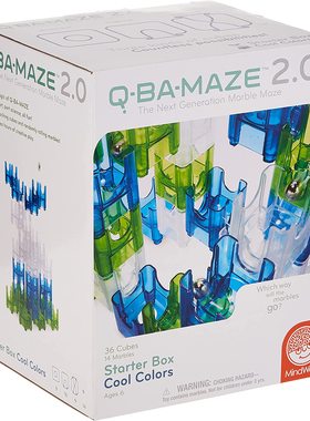 美国MindWare Q-Ba-Maze Cool Colors