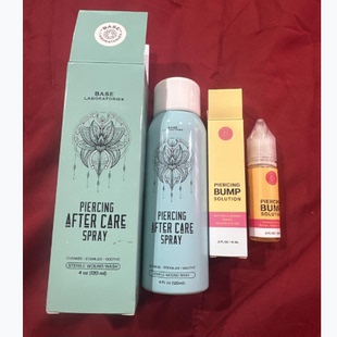 BASE LABORATORIES Piercing Aftercare Kit: Keloid & Bump