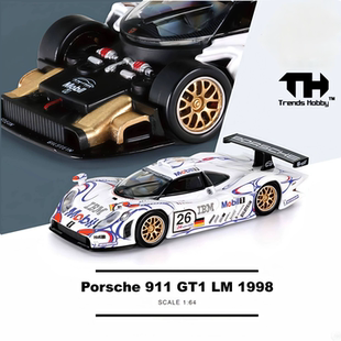 64汽车模型 TH保时捷911GT1勒芒冠军卡宴1 Trends Hobby