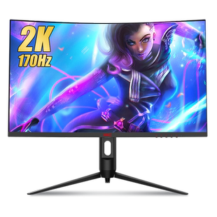 HKC显示器27英寸2K170HZ电竞240HZ电脑SG27QC屏幕曲面CG271Q Pro