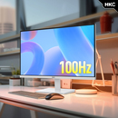 HKC惠科27英寸100HZ高清显示器家用办公IPS电脑屏幕24白色V2717W