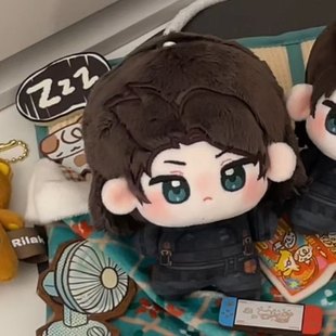 正版 原创三角行动无名属性10cm棉花娃娃毛绒玩偶公仔周边挂件