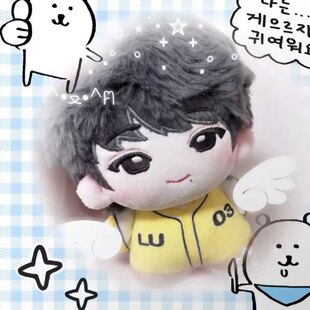 TF家族四代王橹杰属性10cm棉花娃娃周边挂件可爱公仔玩偶朋友礼物