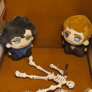 神探夏洛克福尔摩斯福华福属性10cm棉花娃娃同人周边