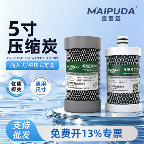 【优质椰壳】5寸压缩炭