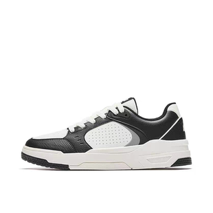 安踏982GZ丨休闲低帮板鞋男2025冬季新款经典百搭小白鞋112438010