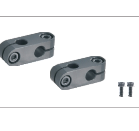 超简易支柱固定夹异径正交内六角螺栓型RDA21-D8-V6RDA22-D10-V8