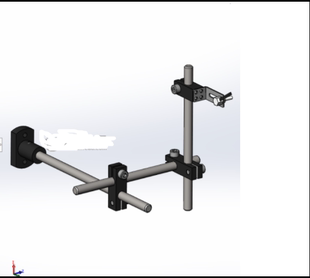 可调节式光纤传感器支架可调节式光纤传感器固定支架光纤传支架