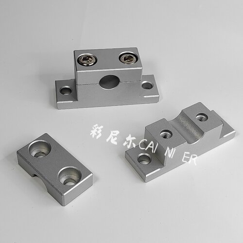 导向轴支座T型分离型加厚型立式支撑座卧式支撑座光轴支座SHPTM8
