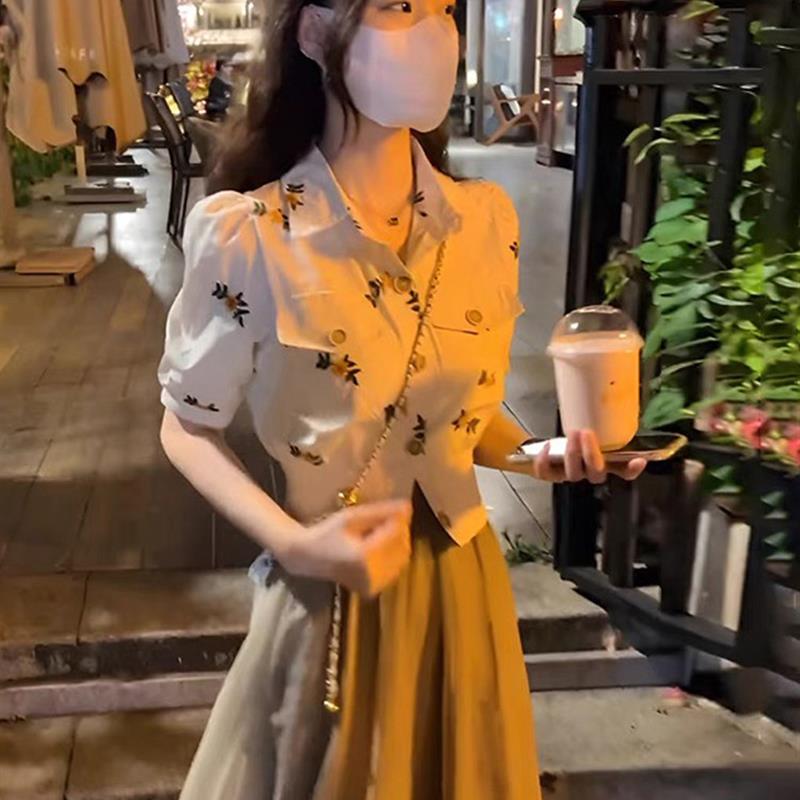 今年流行的漂亮裙子新款2025夏季爆款两件套女装衣服巨好看的套装