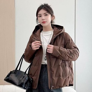 羽绒服女款短款冬季新款2025今年流行爆款品牌高端洋气小个子外套