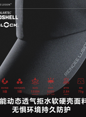 RL | REINDEE LUSION PolartecNeoShell先锋机能暗影防水鸭舌帽