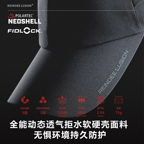 RLPolartecNeoShell防水鸭舌帽