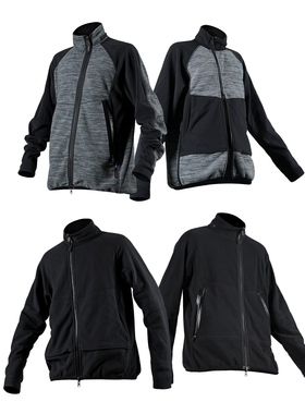 RL | REINDEE LUSION 双面穿机能POLARTEC虎纹抓绒立领夹克外套