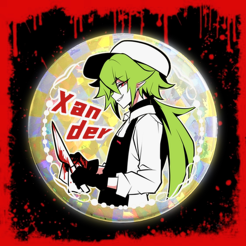 屠夫赞德双闪玻璃碎吧唧