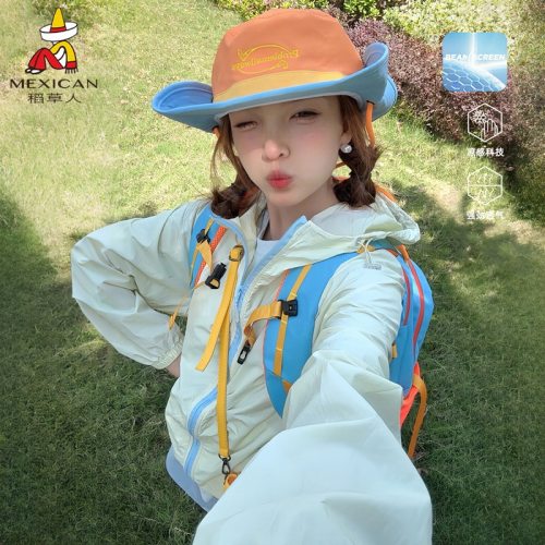 稻草人防晒衣女2026新款夏季防紫外线户外防晒服男薄款宽松巨好看
