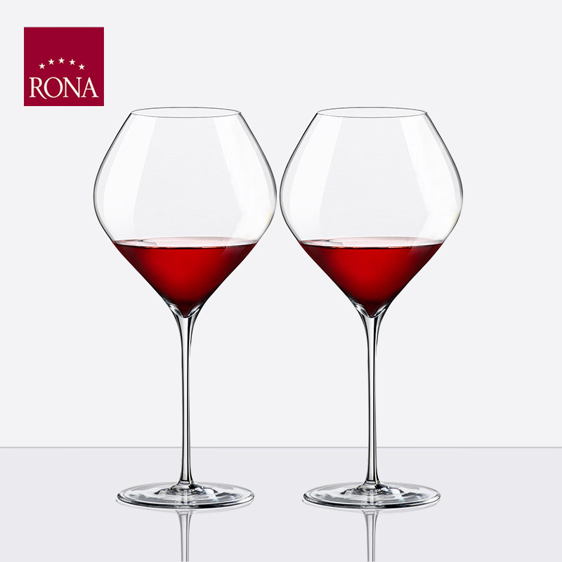 RONA洛娜年份勃艮第红葡萄酒杯高脚杯水晶玻璃酒店餐厅天鹅红酒杯