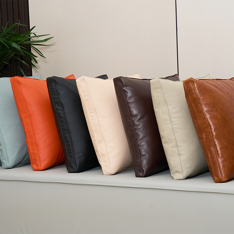 科凡怡头层牛皮大靠包