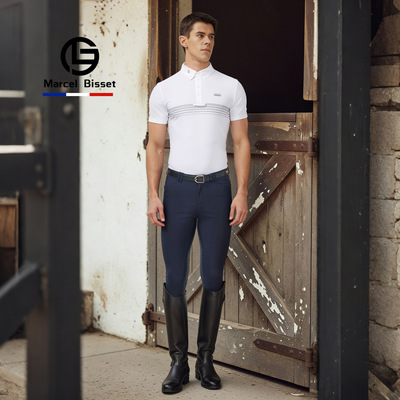 MarcelBisset男士透气马术马裤