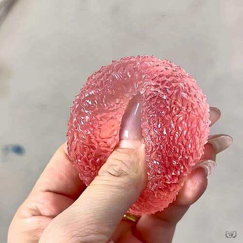 捏颗草莓！squishy冰沙捏捏乐手作球解压玩具沙手感软压力球学生