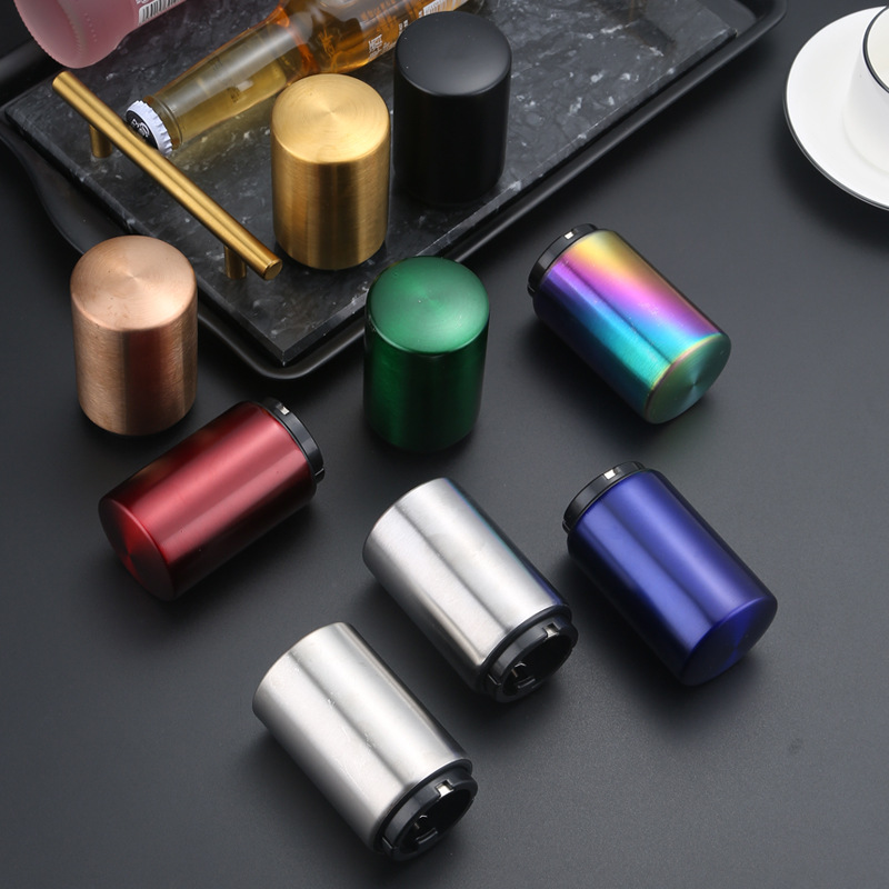 简约酒瓶盖小礼品大排档自动开瓶器酒店神器创意实用饭馆趣味餐厅