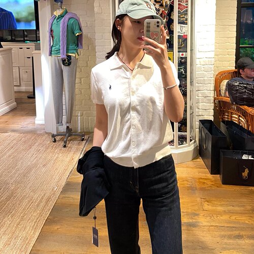 RL拉夫小马标匹马棉polo领短袖女