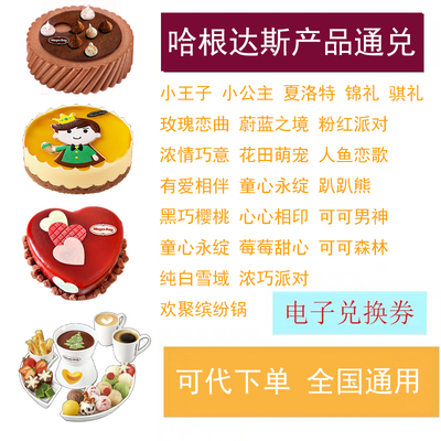 通兑哈根达斯蛋糕火锅电子码520g
