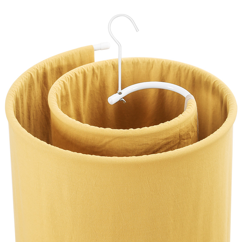 螺旋衣架晒被单圆形螺旋多功能凉衣架收纳整理架不锈钢床单衣架