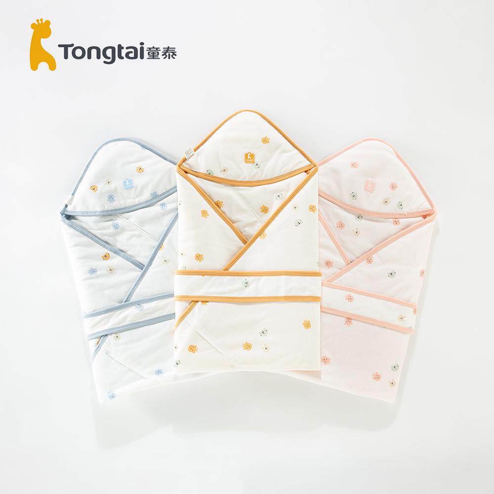 童泰婴儿纯棉抱被新生儿包被薄棉春秋季产房防惊跳裹巾宝宝夹棉被