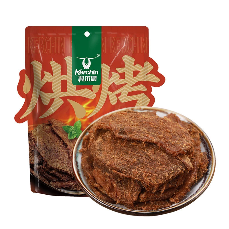 科尔沁古法卤牛肉干120g原味辣味大片手撕牛肉干休闲零食厂家直发