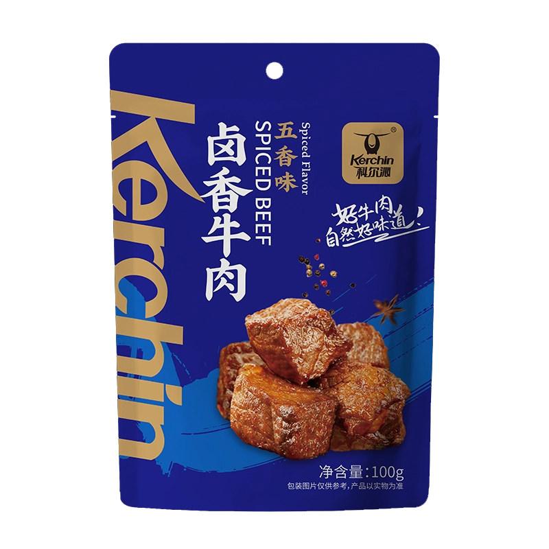 科尔沁卤香牛肉100g*3袋 内蒙古特产五香牛肉粒休闲零食厂家直发