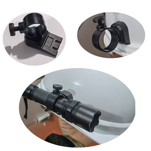 海洋王强光手电筒夹肩灯夹消防头灯侧灯卡扣安全帽手电支架腰灯夹