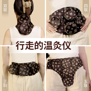 明大妈铜制艾灸盒随身灸滤烟家用熏蒸仪艾条艾柱无烟器具全身通用