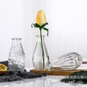 创意玻璃花瓶居家装 饰中号插花摆件桌面透明插花器水培植物玻璃瓶