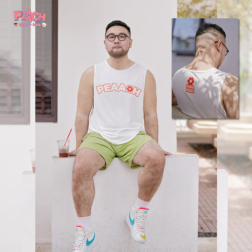 PEAACH夏季网眼透气运动健身背心