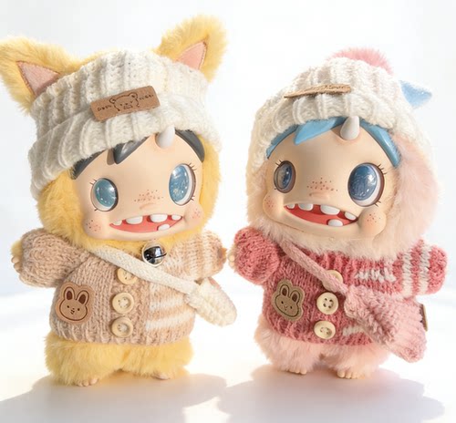 宝拉娃衣服装POLAR-Monster Baby怪物收藏系列毛绒公仔套装毛衣冬