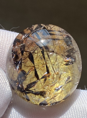 天然水晶包裹体铁矿花吊坠裸石男女款水晶饰品项链挂坠 一物一图